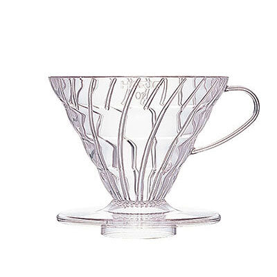 Hario V60 Plastic Coffee Dripper 02 - Clear
